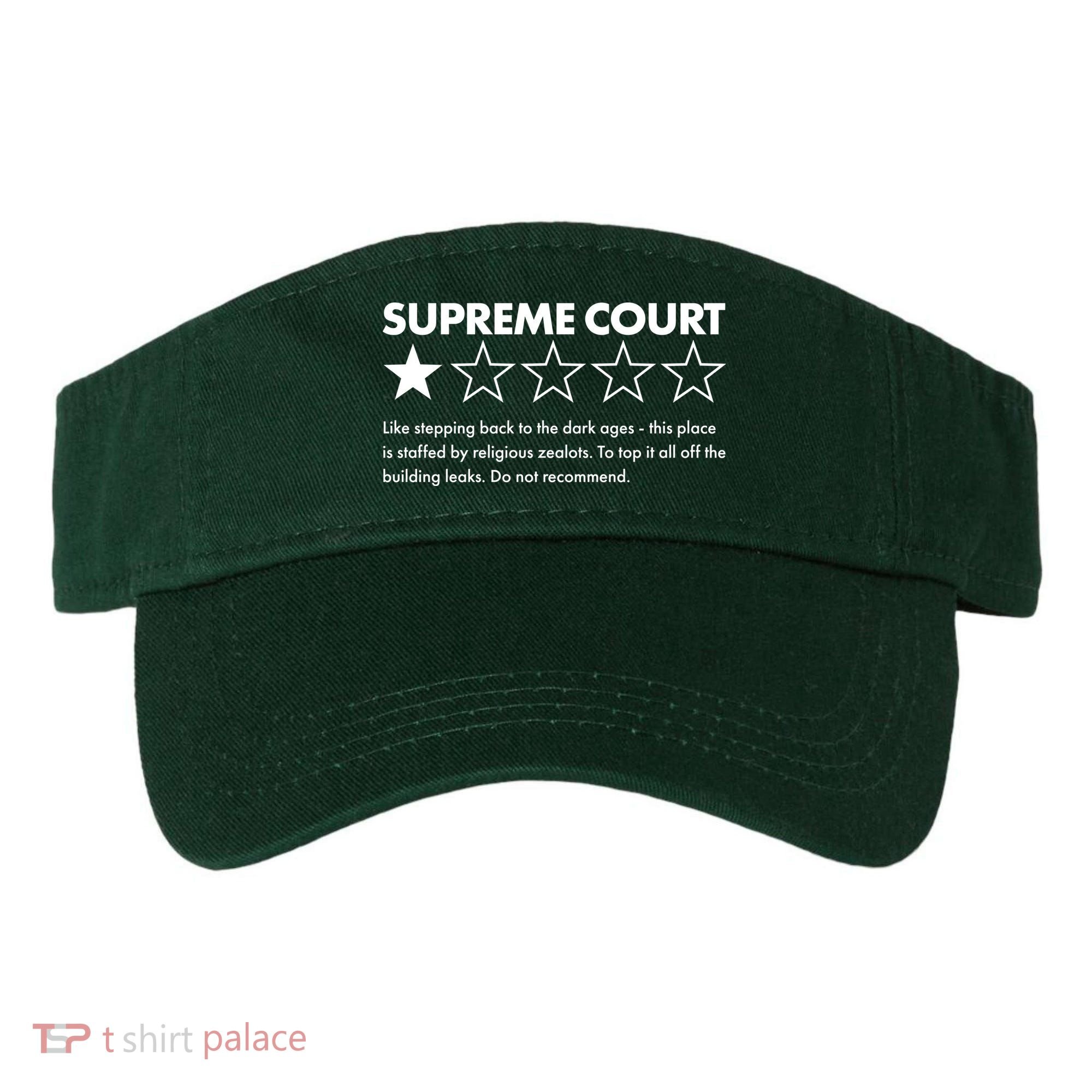 Supreme Court One Star Do Not Recommend Visor