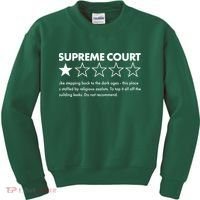 Supreme Court One Star Do Not Recommend Kids Sweatshirt thumb 0