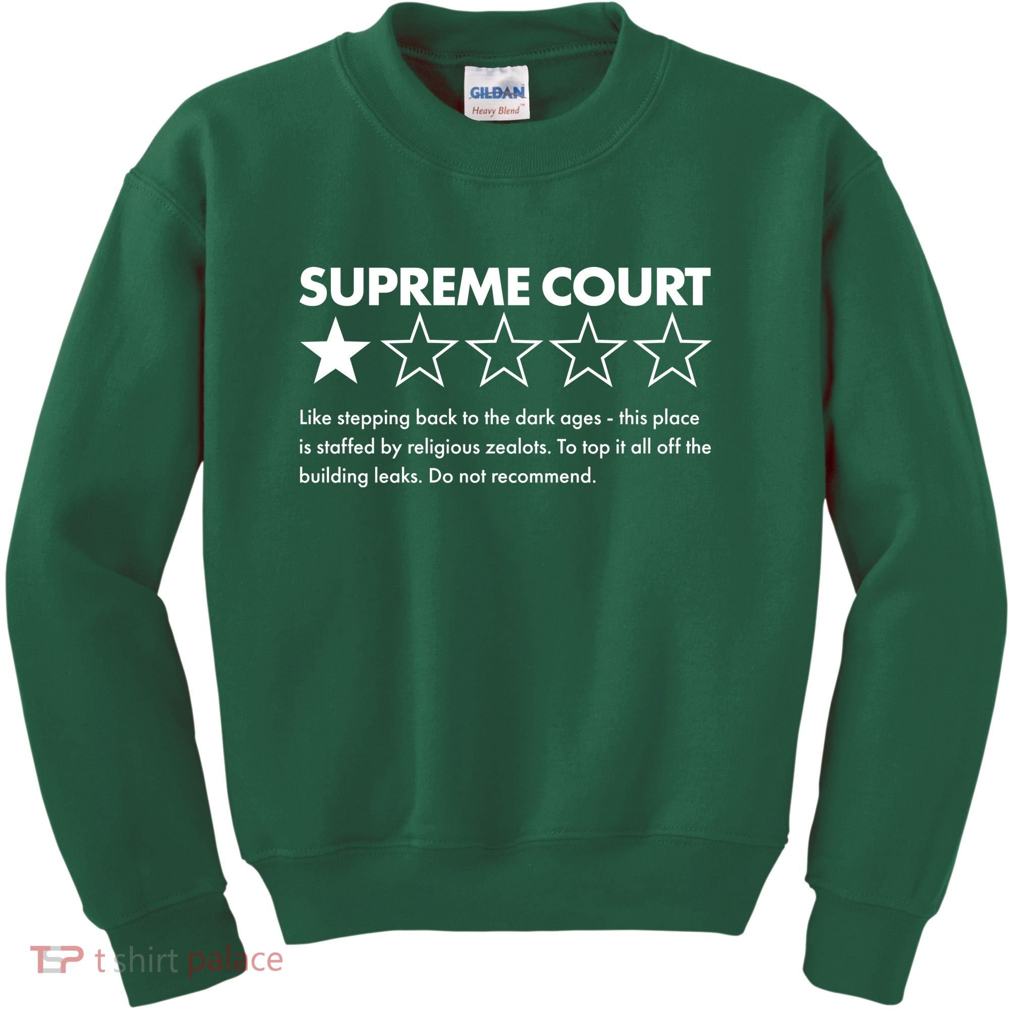 Supreme Court One Star Do Not Recommend Kids Sweatshirt