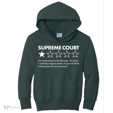 Supreme Court One Star Do Not Recommend Kids Hoodie