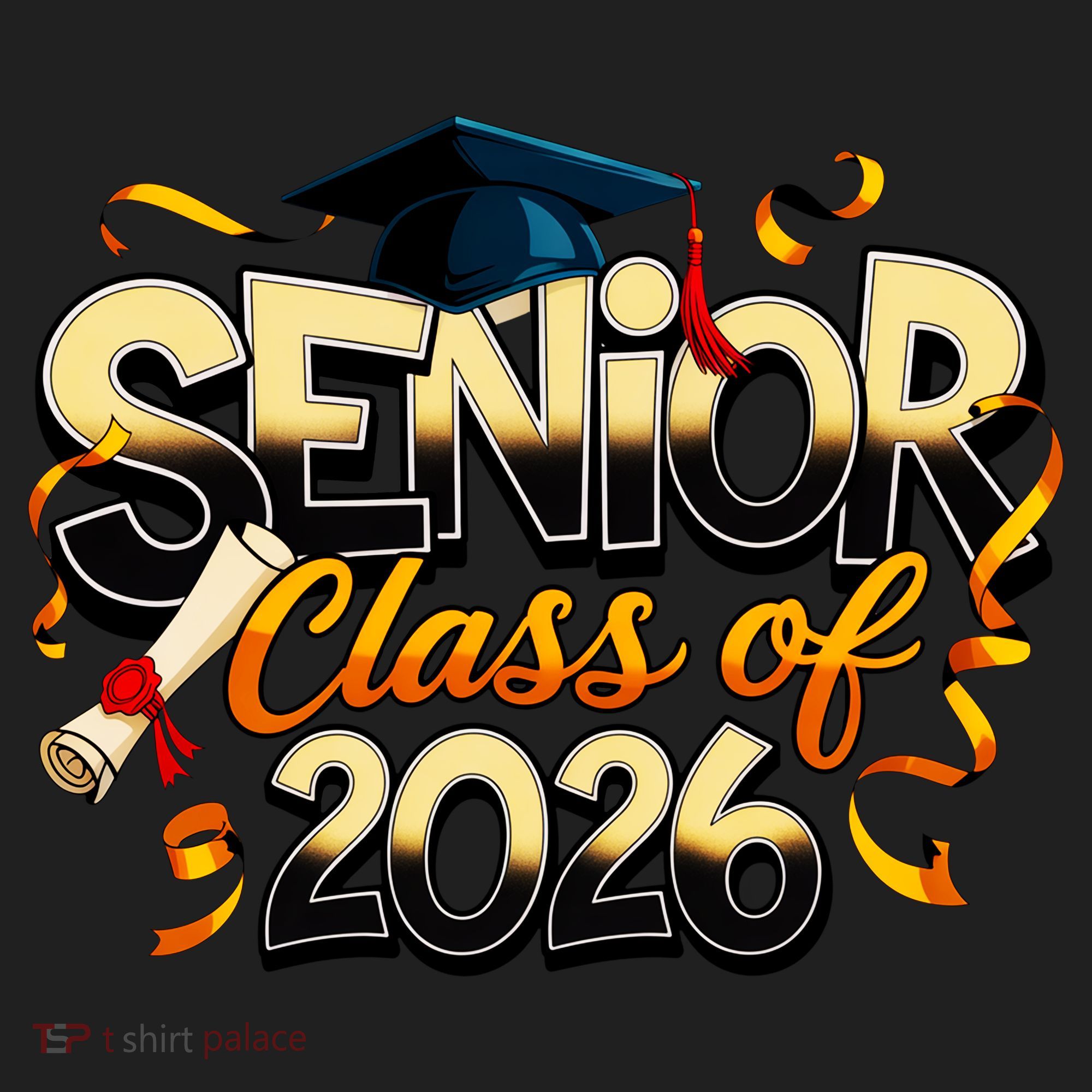 Senior Class Of 2026 Ladies Heavyweight Boxy Pullover Hoodie