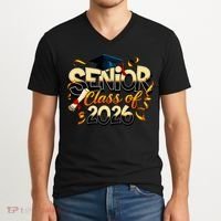 Senior Class Of 2026 V-Neck T-Shirt thumb 2