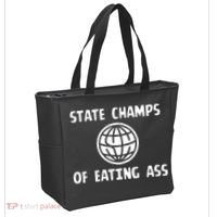 State Champ Of Eating Ass Tote Bag thumb 2