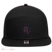 Scorpio Floral Zodiac 7 Panel Mesh Trucker Snapback Hat thumb 0