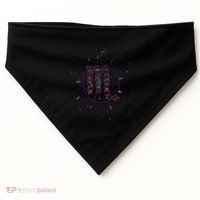 Scorpio Floral Zodiac USA-Made Doggie Bandana thumb 0