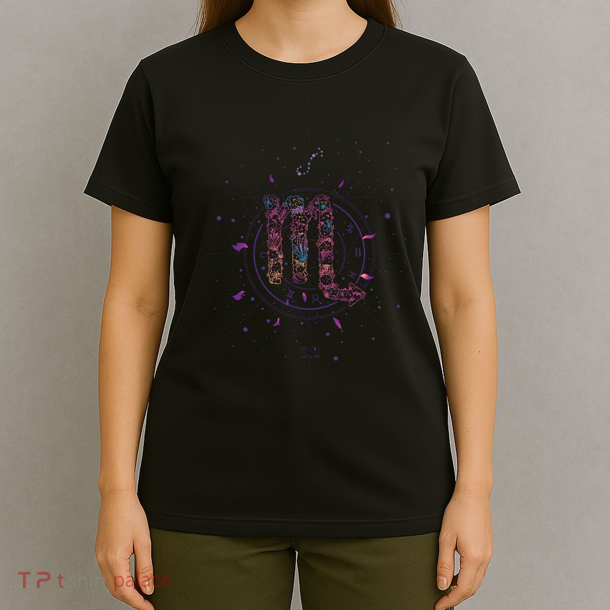 Scorpio Floral Zodiac T-Shirt