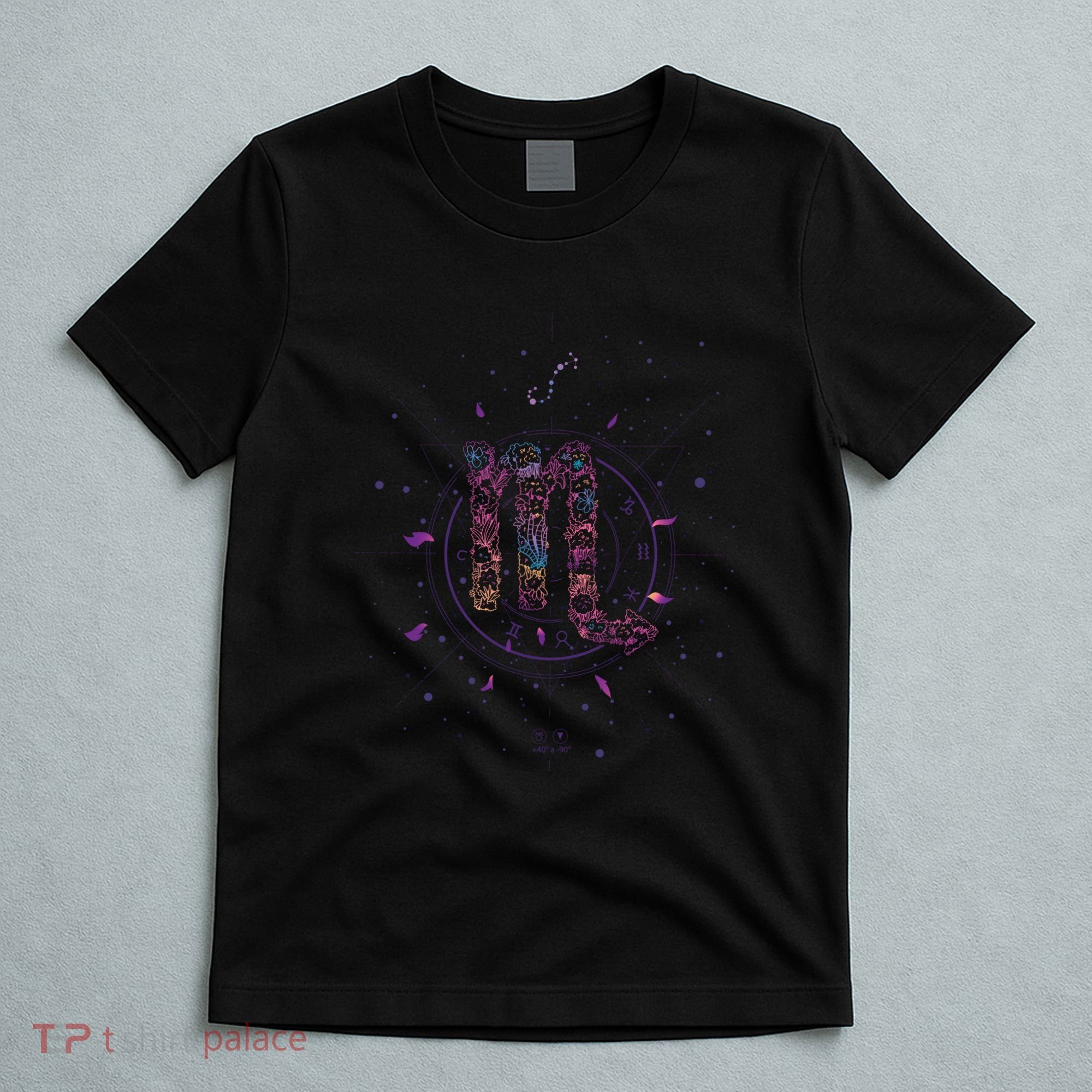 Scorpio Floral Zodiac T-Shirt