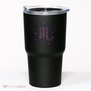 Scorpio Floral Zodiac Tumbler