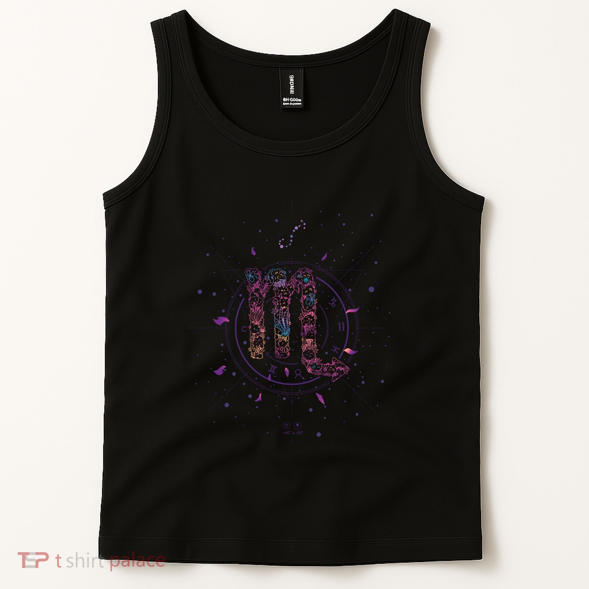 Scorpio Floral Zodiac Tank Top