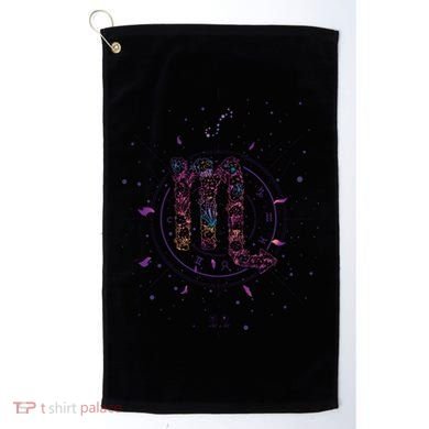 Scorpio Floral Zodiac Golf Towel
