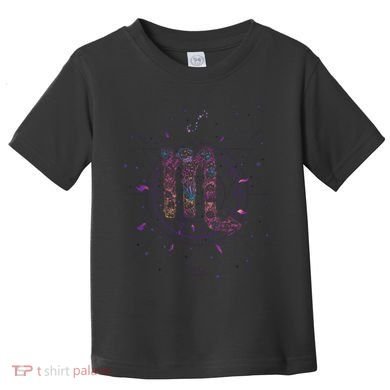 Scorpio Floral Zodiac Toddler T-Shirt