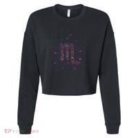 Scorpio Floral Zodiac Cropped Pullover Crew thumb 0