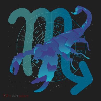 Scorpio Zodiac Symbol Ladies Heavyweight Boxy Pullover Hoodie