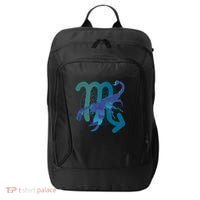 Scorpio Zodiac Symbol City Backpack thumb 0