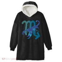 Scorpio Zodiac Symbol Hooded Wearable Blanket thumb 0