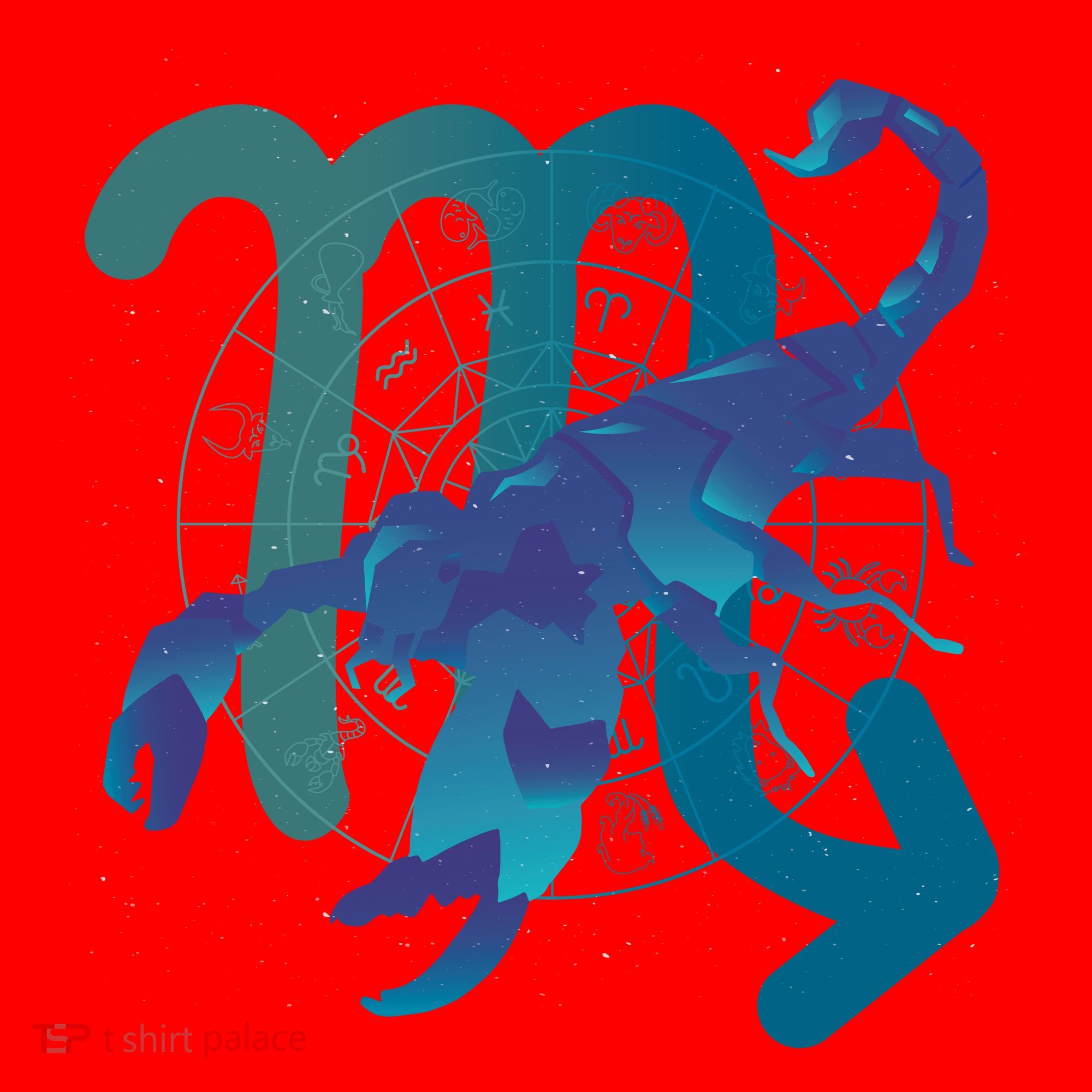 Scorpio Zodiac Symbol Santa Hat