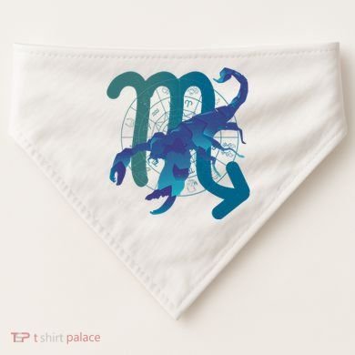 Scorpio Zodiac Symbol USA-Made Doggie Bandana