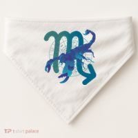Scorpio Zodiac Symbol USA-Made Doggie Bandana thumb 0