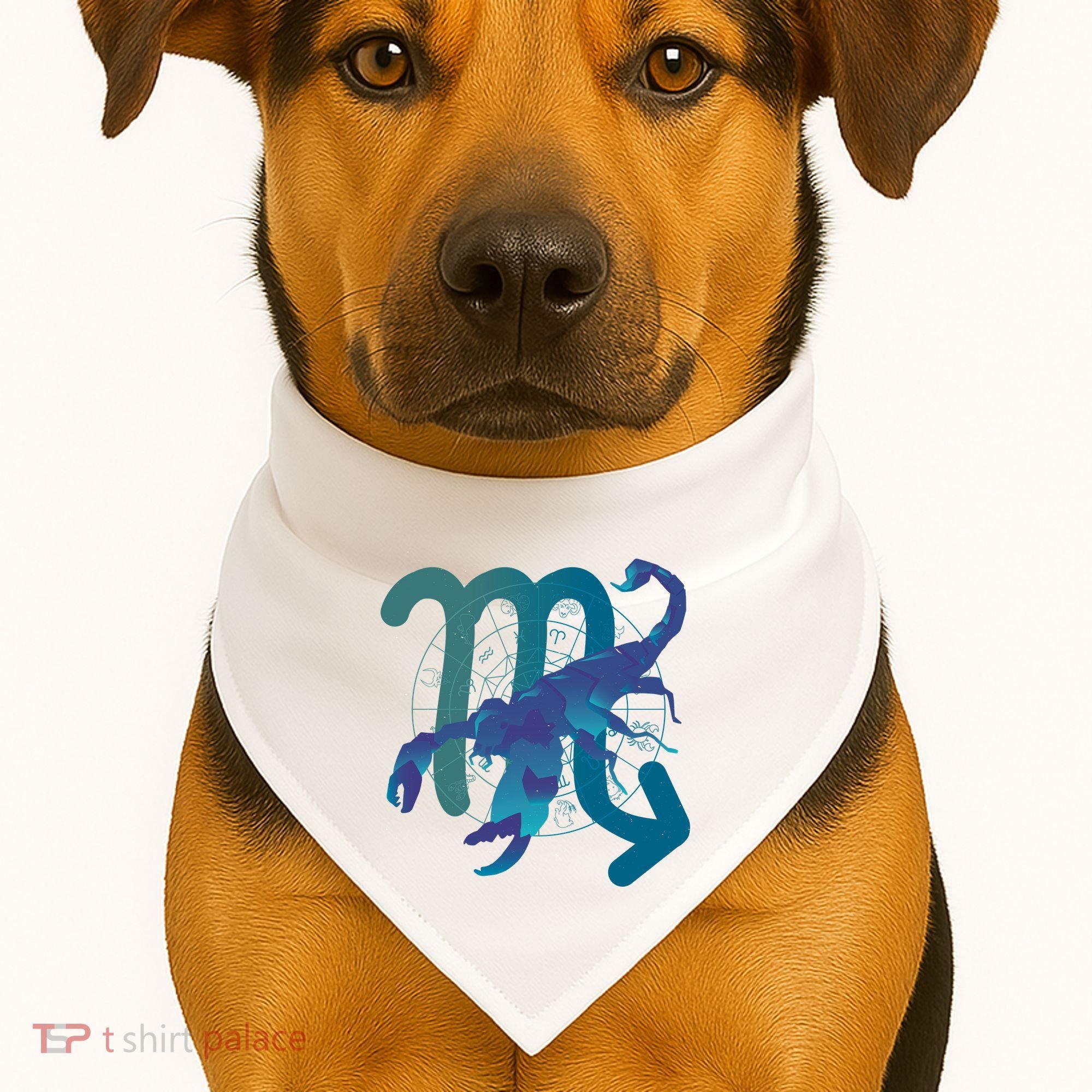 Scorpio Zodiac Symbol USA-Made Doggie Bandana