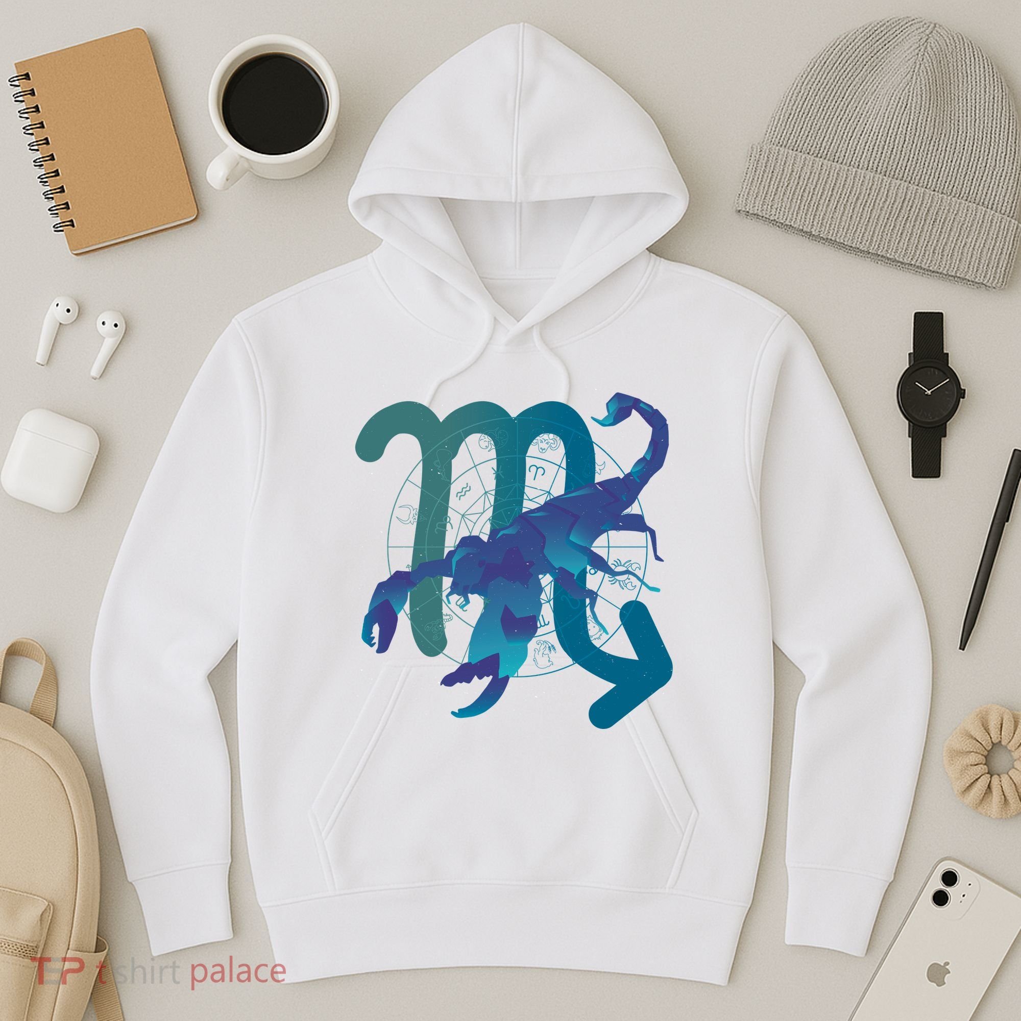 Scorpio Zodiac Symbol Hoodie