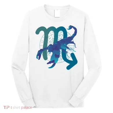 Scorpio Zodiac Symbol Long Sleeve Shirt