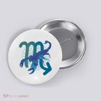 Scorpio Zodiac Symbol Button thumb 0