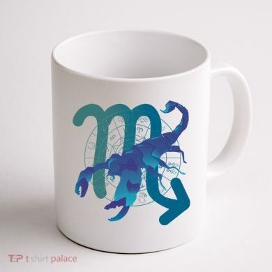 Scorpio Zodiac Symbol Coffee Mug back