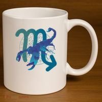 Scorpio Zodiac Symbol 11oz C Handle Ceramic Mug thumb 3