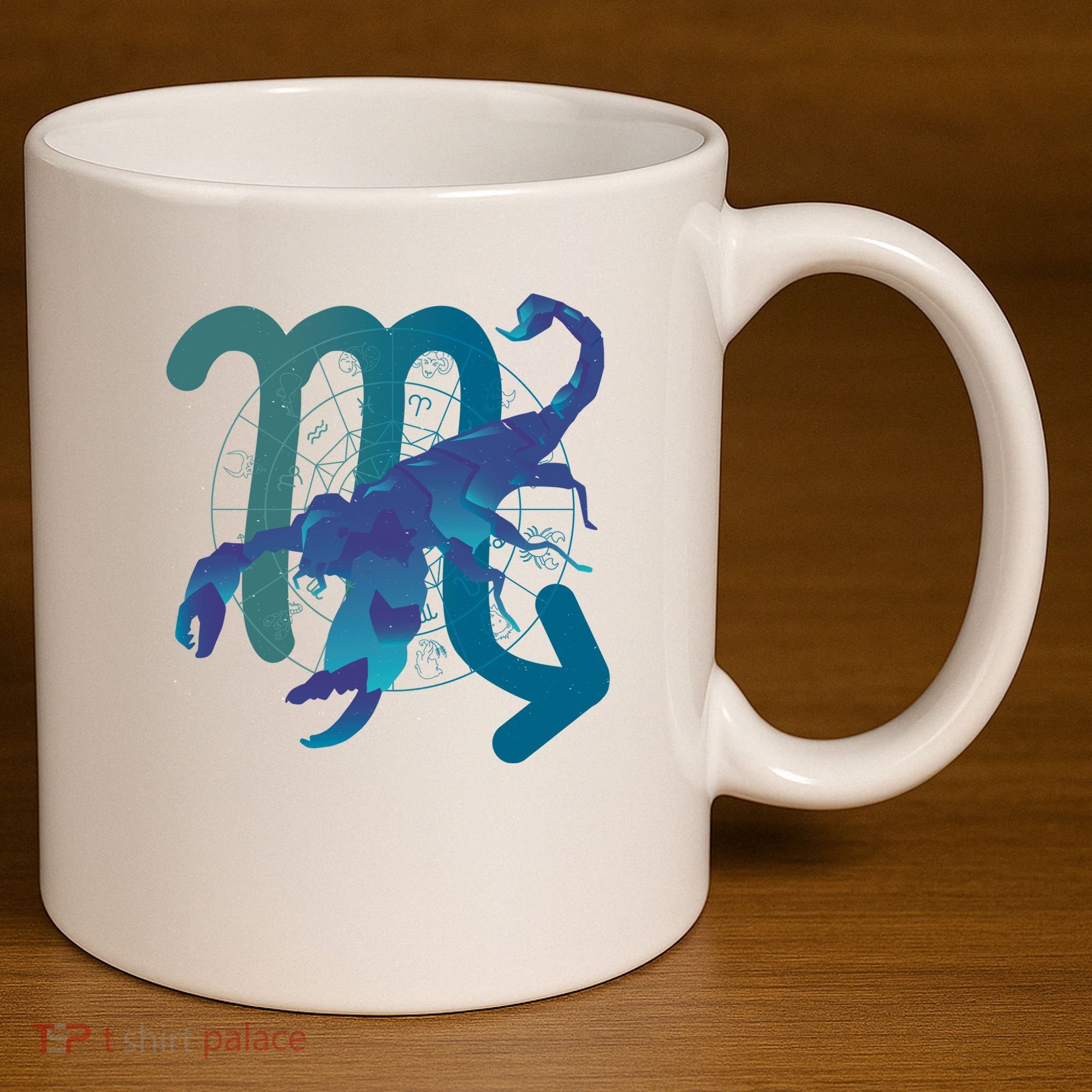 Scorpio Zodiac Symbol 11oz C Handle Ceramic Mug