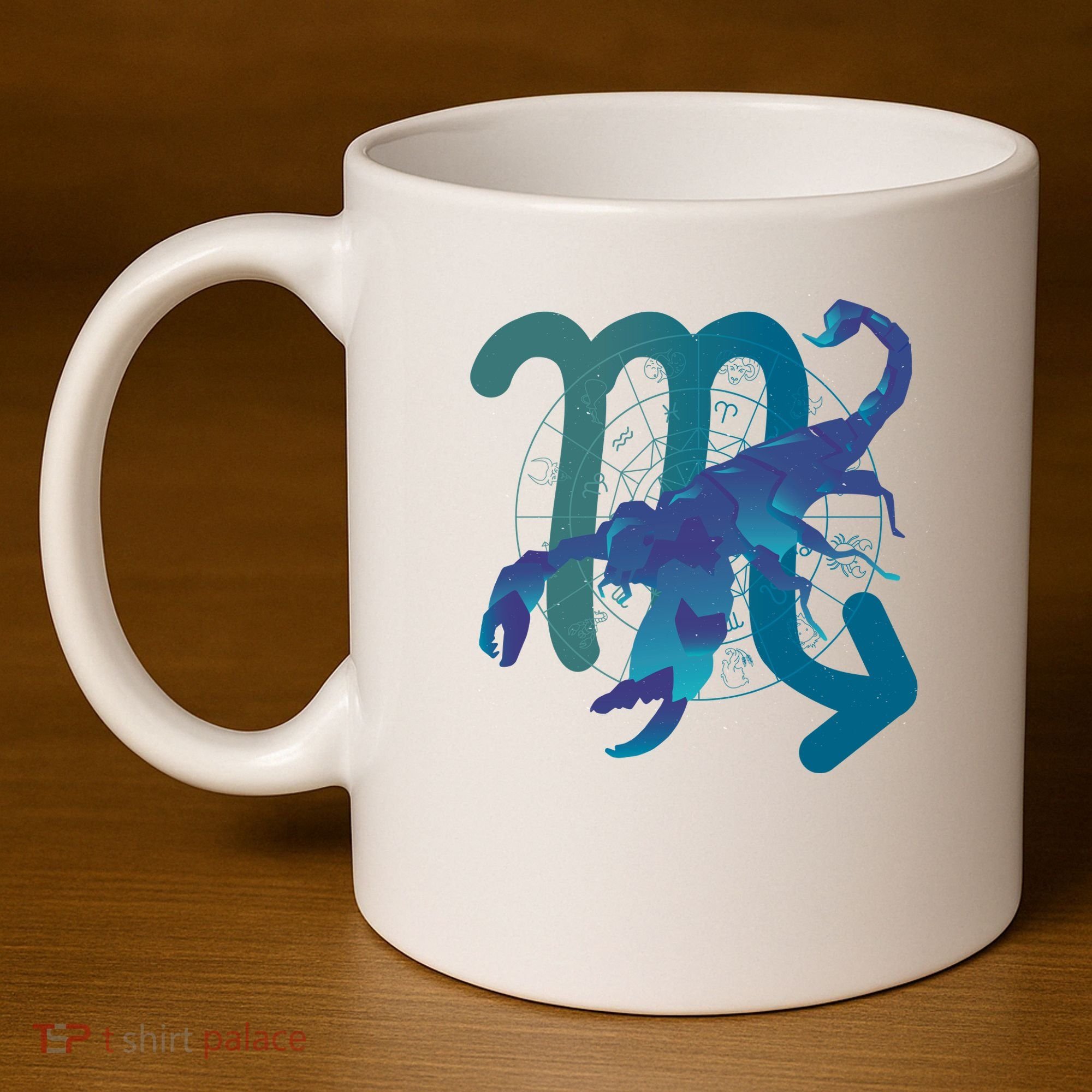 Scorpio Zodiac Symbol 11oz C Handle Ceramic Mug