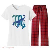 Scorpio Zodiac Symbol Women's Flannel Pajama Set thumb 0