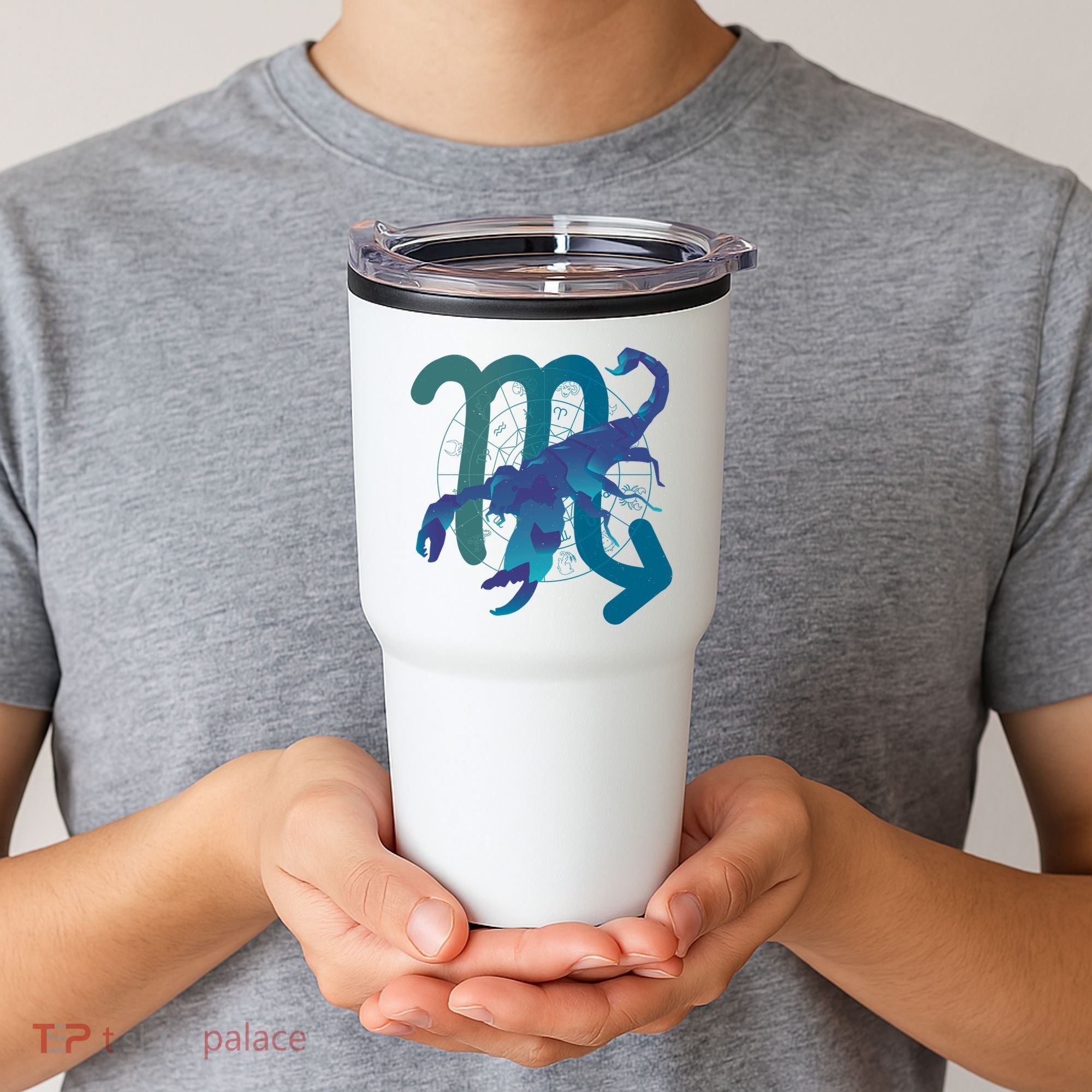 Scorpio Zodiac Symbol Tumbler