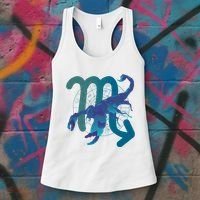 Scorpio Zodiac Symbol Women's Tank Top thumb 3