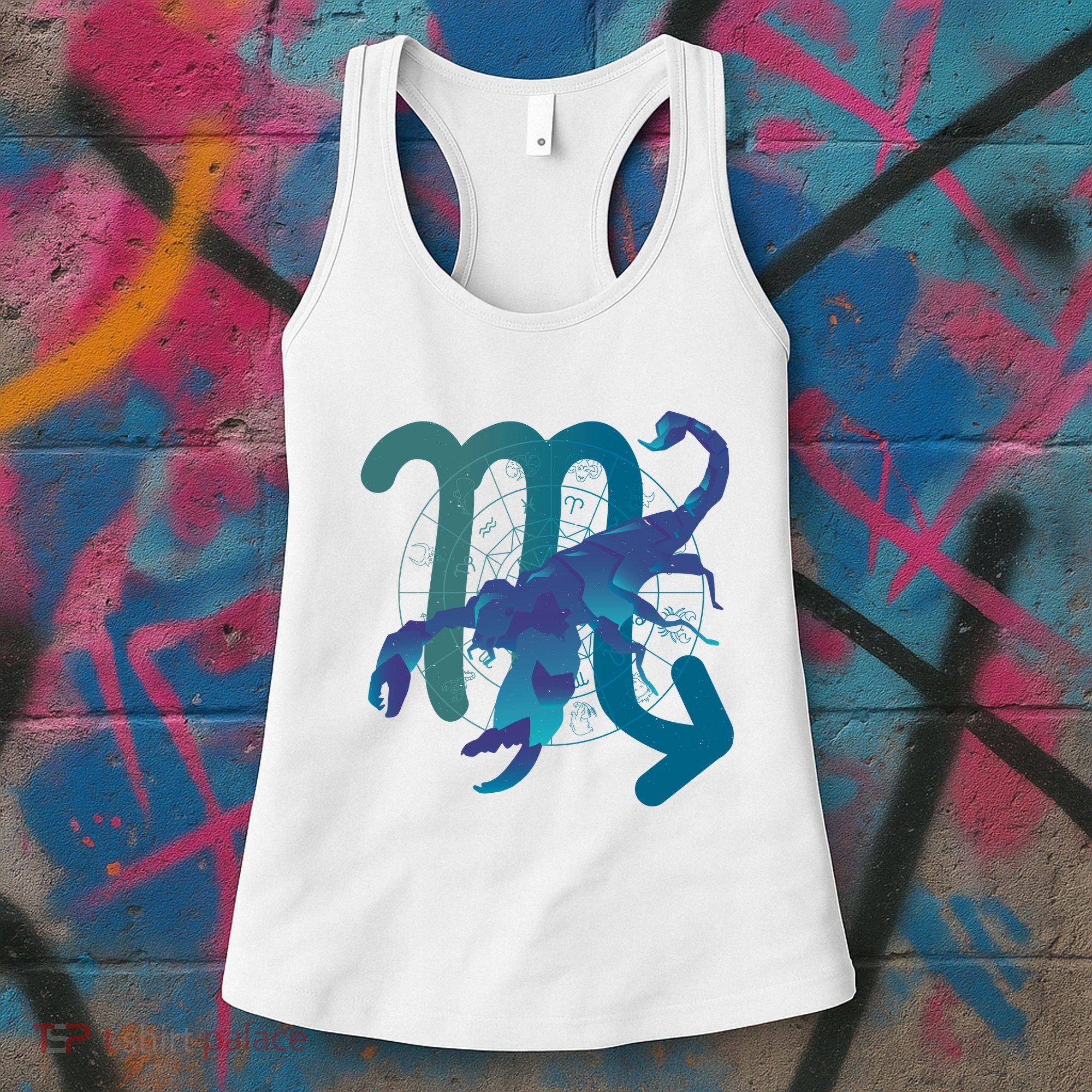 Scorpio Zodiac Symbol Women's Tank Top