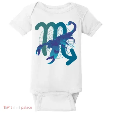 Scorpio Zodiac Symbol Baby Bodysuit