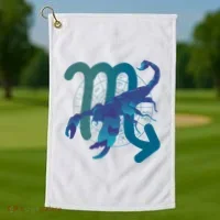 Scorpio Zodiac Symbol Golf Towel thumb 1