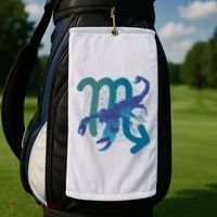 Scorpio Zodiac Symbol Golf Towel thumb 2