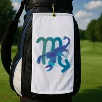 Scorpio Zodiac Symbol Golf Towel thumb 2