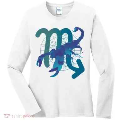 Scorpio Zodiac Symbol Women's Long Sleeve Shirt