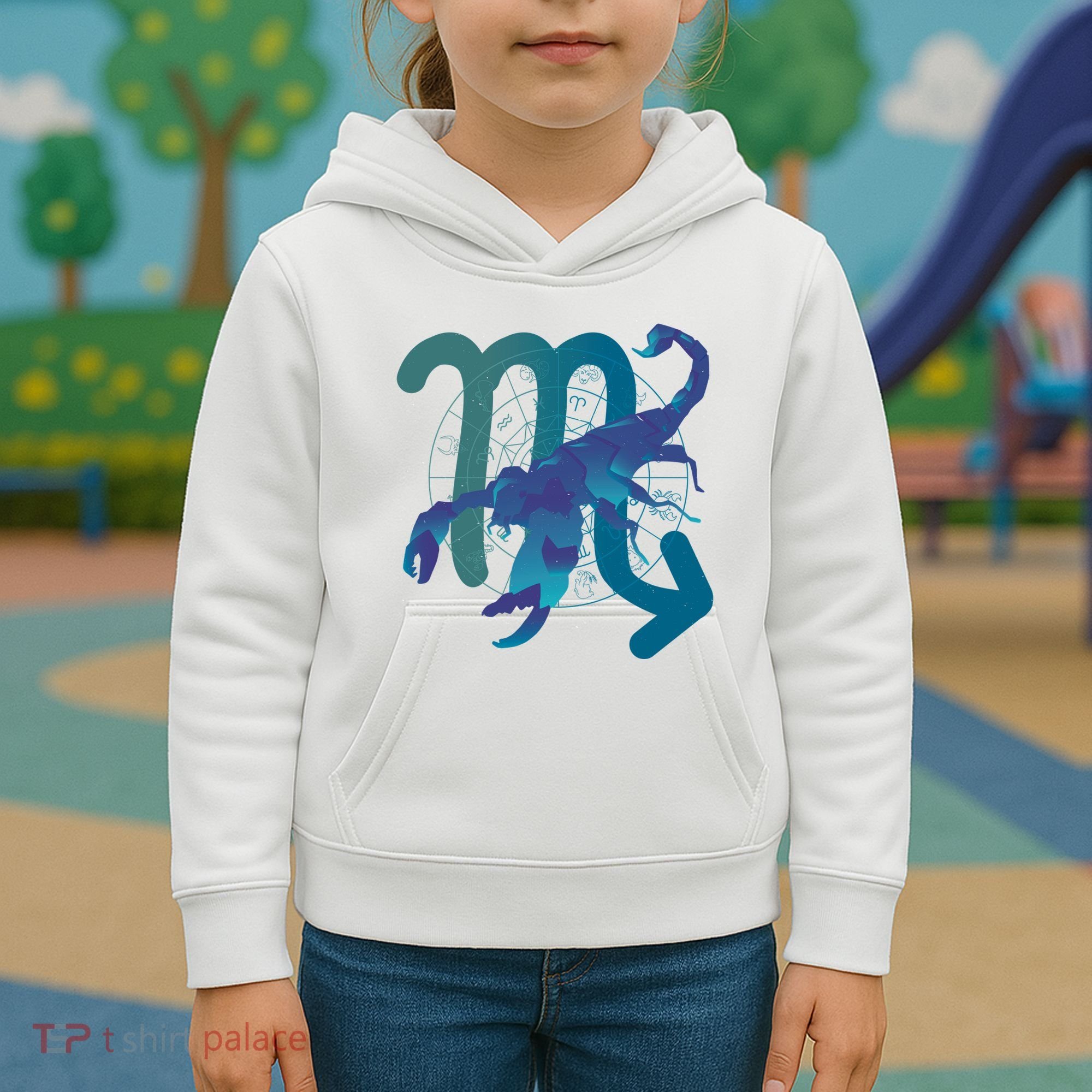 Scorpio Zodiac Symbol Kids Hoodie