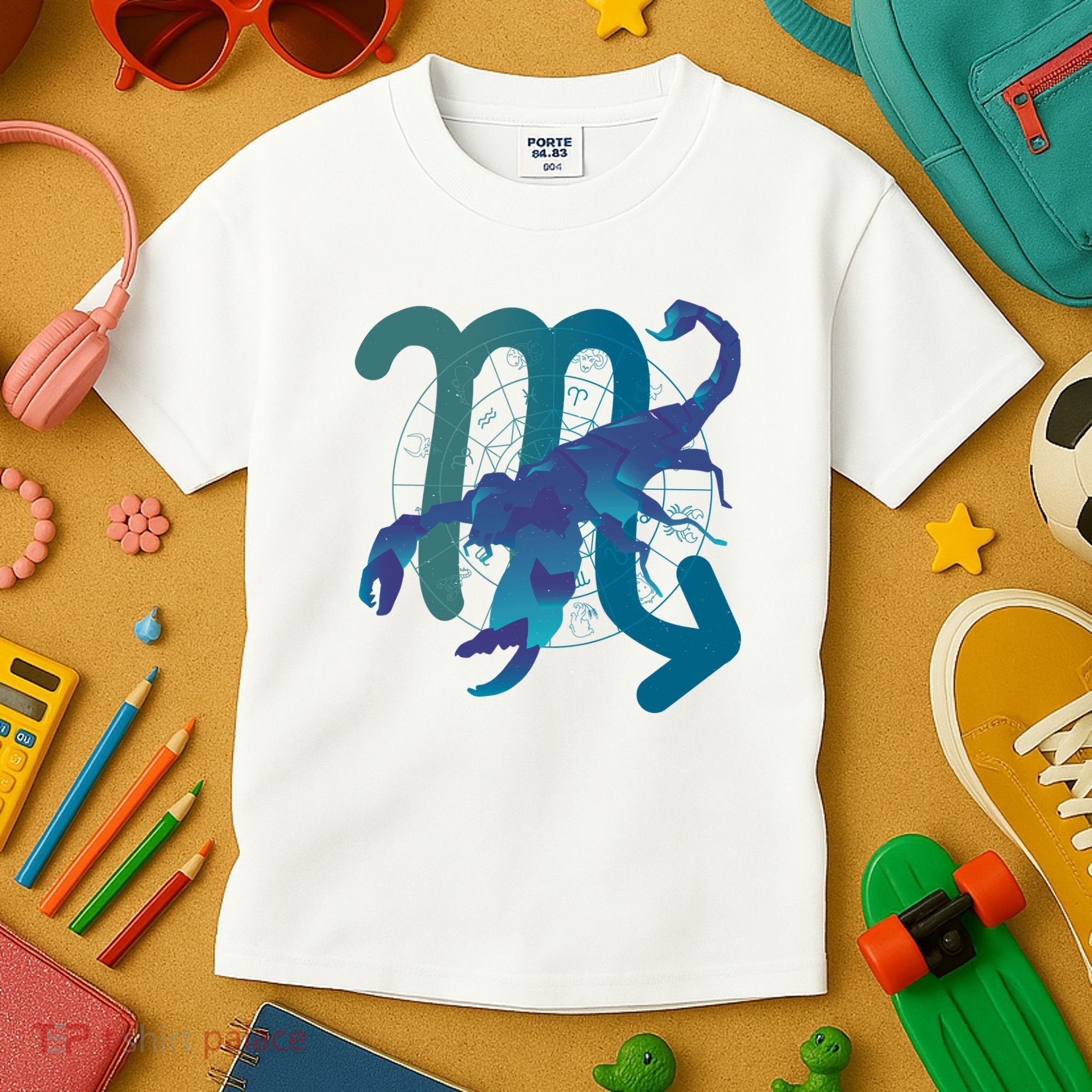 Scorpio Zodiac Symbol Kids T-Shirt