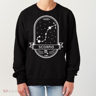 Scorpio Zodiac Symbol Design Women's Sweatshirt