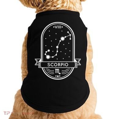 Scorpio Zodiac Symbol Design Doggie Tank
