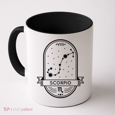 Scorpio Zodiac Symbol Design Coffee Mug