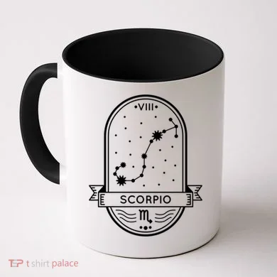 Scorpio Zodiac Symbol Design Coffee Mug