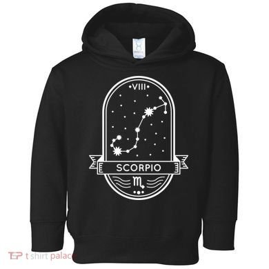 Scorpio Zodiac Symbol Design Toddler Hoodie