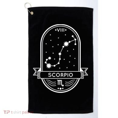 Scorpio Zodiac Symbol Design Golf Towel