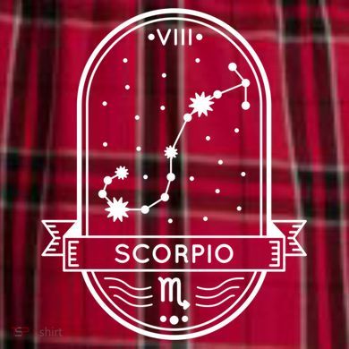 Scorpio Zodiac Symbol Design Women's Flannel Plaid Pajama Pants