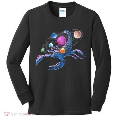 Scorpion Universe Kids Long Sleeve Shirt