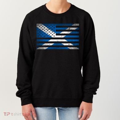 Scottish American Flag Women's Sweatshirt